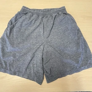 Pantalones cortos para correr Lululemon gris jaspeado forrados negros Pace Breaker 7" para hombre talla S - Imagen 1 de 4