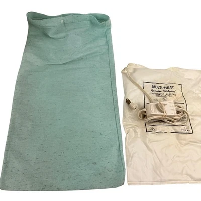 Vintage Electric Automatic Heating Pad Wetproof Multi Positive 3 Heat Settings - Image 1 of 4