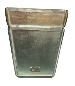 Croscill Waste Basket Trash Can Acrylic / Resin? Metallic 10” Discontinued - Picture 1 of 9