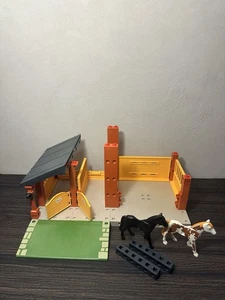Lote incompleto de piezas de rancho de caballos y ponis Playmobil 3120 de colección - Imagen 1 de 18