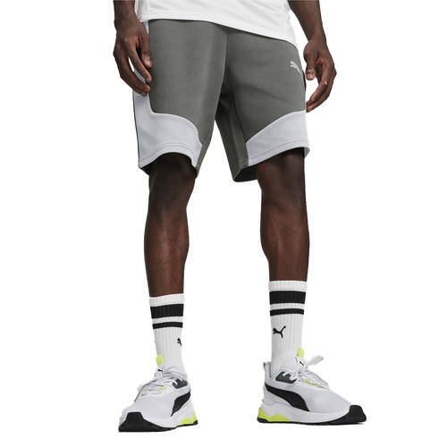 Pantaloncini da allenamento PUMA Evostripe 8 pollici da uomo grigi casual sportivi 67899680