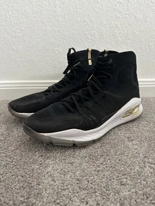 SZ 15 | Under Armour Curry 4 More Dime Basketball Shoes Black Gold 1298306-001 - Picture 1 of 5