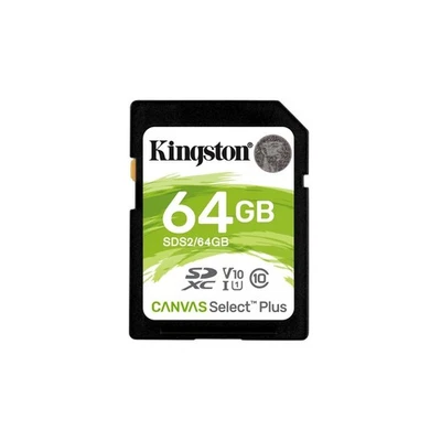 Kingston Technology Canvas Select Plus 64 GB SDXC UHS-I Classe 10 - Immagine 1 di 4