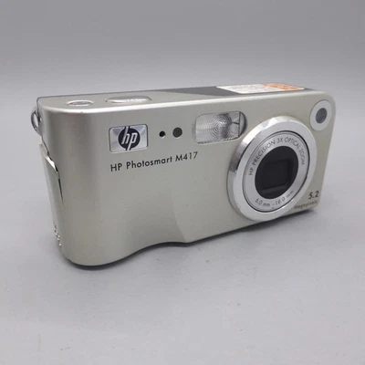 HP Digital Camera Photosmart M417 5.2MP Silver Tested - Image 1 of 4