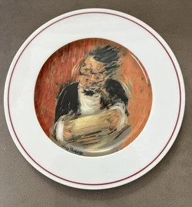 Guy Buffet The Making of a Perfect Martini Germany 8” Plate FOR HANGING DISPLAY - Picture 1 of 12