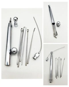 Antico Set Micro Strumento Medico Chirurgico Lama Ago Cucchiaio Dittmar Odditie - Foto 1 di 10