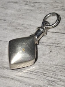Colgante botella perfume vintage de plata de ley - Imagen 1 de 6