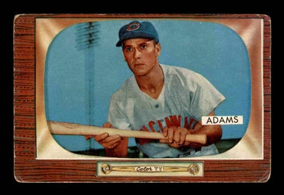 1955 Bowman #118 Bobby Adams  VG/VGEX X2647433 - Image 1 of 3