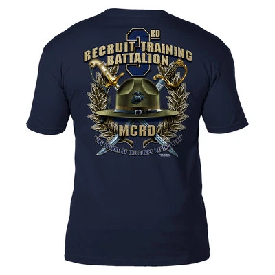 Camiseta para hombre USMC MCRD San Diego 3er Batallón diseño 7,62 Foto 1 de 2