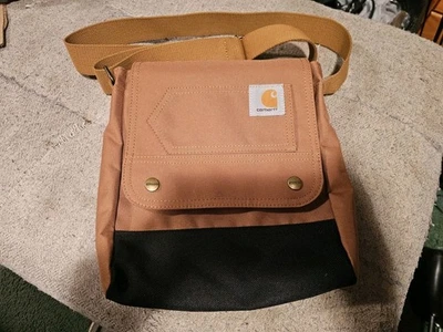 Carhartt Crossbody Bag Women's Cross Body Carry All Tote Purse Snap Bag Brown - Image 1 of 4