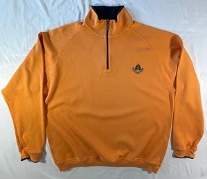 Pullover falso Bobby Jones Players Carnoustie eslabones de golf para hombre L naranja 1/4 cremallera - Imagen 1 de 13
