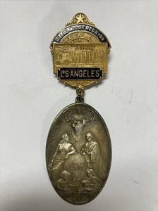 Vintage B.P.O.E.  Grand Lodge Reunion Los Angeles 906 Santa Monica Cal Medaille Pin - Bild 1 von 14