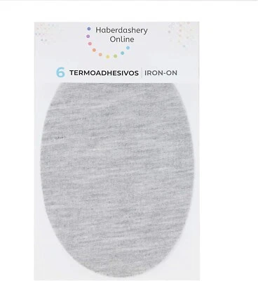 Iron-on Patches for Tracksuits & Sportswear, 6 Elbow or Knee Patches 13.9x9.3 cm - Image 1 of 4