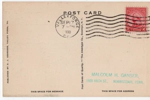 #689 2c Von Steuben VOORHEES POSTCARD VALLEY FORGE Machine Cancelled FDC-L@@K! - Picture 1 of 2