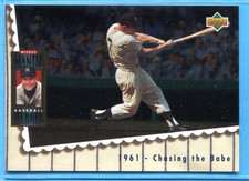 1994 Upper Deck Mantle Heroes #68 Mickey Mantle ~ 1961 Chasing the Babe 