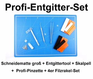 8tlg Profi-Entgitter-Set für Textilveredelung,Aufkleber- & Wandtattooanfertigung - Bild 1 von 12