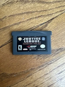 Justice League Injustice for All (Nintendo GBA 2002) Game Only Authentic Tested - Picture 1 of 2