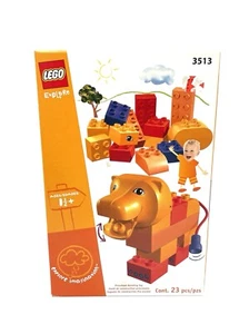 2003 Lego Duplo Explore Imagination Jungle Safari Adventure Lion 3513 Retired - Picture 1 of 4