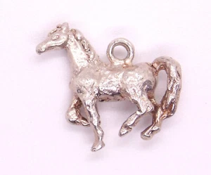 (B116) Plata Caballo Dije Colgante Joyería - Imagen 1 de 4
