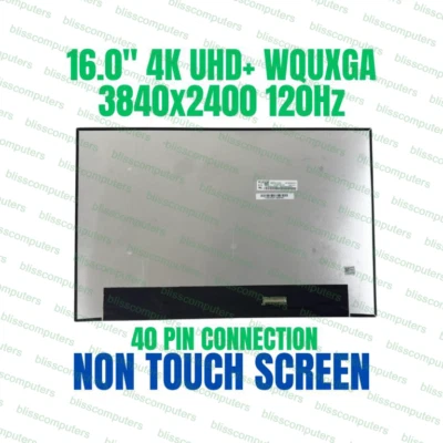 NE160QAM-NZ1 HP ZBook Studio 16" G9 UHD DC AG 3840X2400 Pantalla LCD N10911-001 Foto 1 de 4