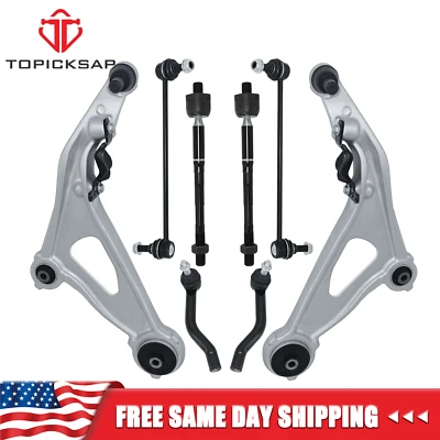 Brazo de control inferior delantero de 8 piezas extremo de amarre para Nissan Pathfinder Infiniti JX35 13-19 Foto 1 de 4