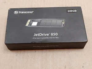 240 GB Transcend JetDrive 850 NVME Thunderbolt PCIe actualización SSD para Macbook - Imagen 1 de 5