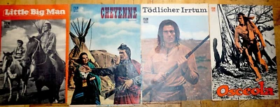 Progress Filmprogrammheft Cheyenne , Tödlicher Irrtum , Osceola , Little Big Man - Bild 1 von 4