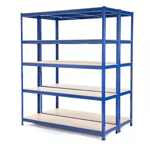 2 x Heavy Duty Garage Racking/Shelving Unit | 200KG UDL 1800mm x 1500mm x 600mm - Picture 1 of 2
