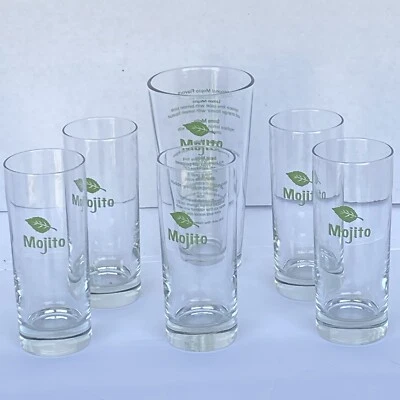Libbey Juego De 6 Copas Altas de Cóctel Mojito Bartender Fiesta Regalo De Colección Foto 1 de 4