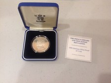 1999 Guernsey Prince Edward Ms Sophie Rhys-Jones Silver Proof £5 coin COA Box b9