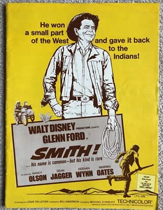 1968 Walt Disney Pressbook SMITH! Movie Glenn Ford USED Complete / Both Ad Pads - Picture 1 of 12