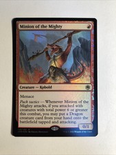 1x d&d Forgotten Realms Minion of the mighty FOIL NM/M Magic the Gathering MTG