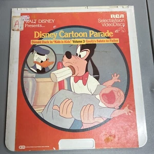 Walt Disney DISNEY CARTOON PARADE VOL 3 RCA SelectaVision VideoDisc Goofy Donald - Picture 1 of 12