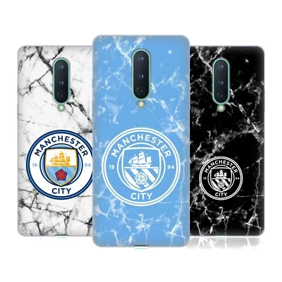 MANCHESTER CITY MAN CITY FC MARBLE BADGE SOFT GEL CASE FOR GOOGLE ONEPLUS PHONE - Image 1 of 4