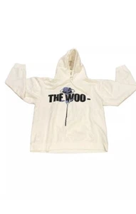 Pop Smoke x Vlone The Woo Men Sweatshirt 2XL White Hoodie Graphic Drawstring - Picture 1 of 11