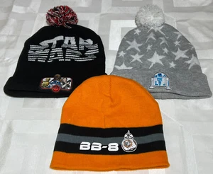 Star Wars Beanie Hat (lot of 3) Cap Kids Men Women Child ONE SIZE Lucasfilm OSFM - Picture 1 of 9