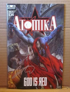 ATOMIKA #2 comic book 2005 autograph Sal Abbinanti signed Russia apocalypse - Picture 1 of 1