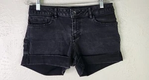 Vans Womens Jean Black Boyfriend Shorts Size 5/27 Good Condition! - Picture 1 of 13