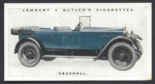 LAMBERT & BUTLER - MOTOR CARS, 3RD - #49 VAUXHALL