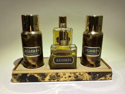 Raro Vintage Aramis Colônia e Pós-Barba Presente Conjunto de Colecionador - Imagem 1 de 4