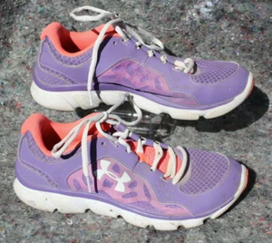 Under Armour Micro G Assert IV Womens Size 9.5 Running Shoes Purple Pink - Picture 1 of 6