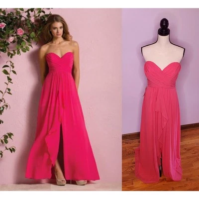 B2 POR JAZMÍN Vestido Peonía Sin Tirantes Baile de graduación Ocasión Especial Boda B4101 Talla 12 Foto 1 de 4