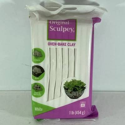 Argila para modelagem de forno 1 lb macia fácil artesanato ideal para projetos escolares nova - Imagem 1 de 4