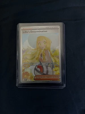 Pokemon Card Lillie's Determination SAR 091/063 - Image 1 of 4