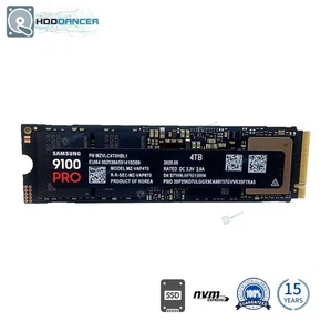 Unidad de estado sólido MZ-VAP4T0 Samsung 9100 PRO 4 TB PCIe 5,0 x4 NVMe M.2 2280 2025+ - Imagen 1 de 4
