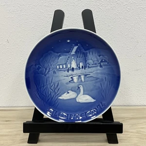 Plato de Navidad vintage B&G coleccionable "Navidad en el pueblo" 1974 - Imagen 1 de 2