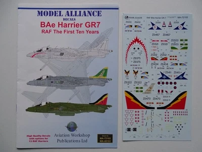 Model Alliance decals 1/72 BAe Harrier GR.7  The first 10 years in RAF - Immagine 1 di 4
