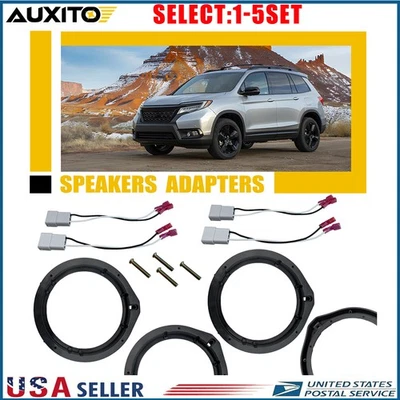 Suporte e chicote de fios 2-10X para Honda Civic 2006-2011 6,5" alto-falante de porta - Imagem 1 de 2