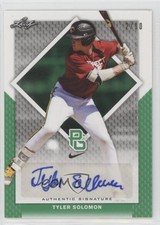 2016 Leaf Perfect Game National Showcase Green /10 Tyler Solomon #BA-276 Auto