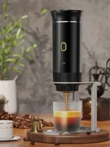 Wireless Electric Portable Espresso Coffee Machine for Car & Home Camping Coffee - Picture 1 of 6